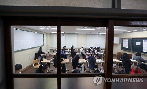 교실[연합뉴스 자료사진]