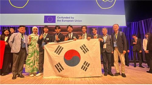 국제청소년물리토너먼트 한국대표단[과기정통부 제공. 재판매 및 DB 금지]