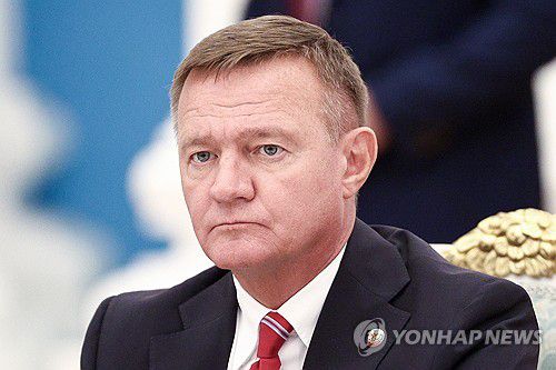 해임된 로만 스타로보이트 러시아 교통장관[타스 연합뉴스 자료사진. 재판매 및 DB 금지]