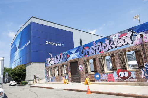 뉴욕 브루클린의 듀갈 그린하우스 '갤럭시 언팩' 행사장[삼성전자 제공. 재판매 및 DB 금지]