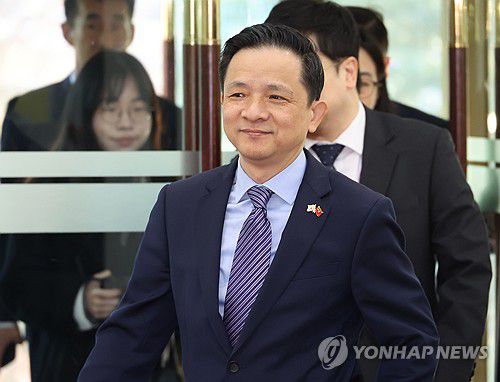 다이빙 주한 중국대사[연합뉴스 자료사진]