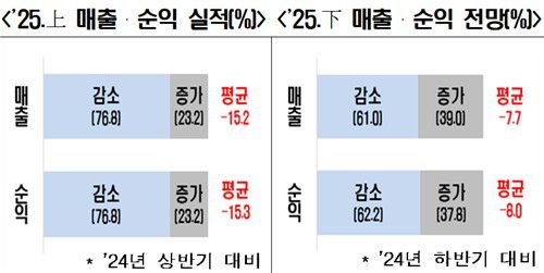 올해 상반기 실적과 하반기 전망[한국경제인협회 제공. 재판매 및 DB 금지]