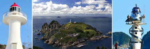 왼쪽부터 서이말 등대, 소매물도 등대, 구조라항 방파제 등대[마산지방해양수산청 제공. 재판매 및 DB 금지]