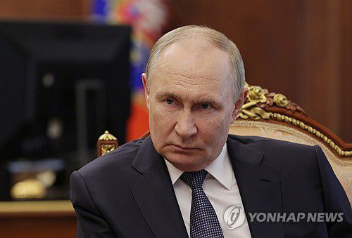 블라디미르 푸틴 러시아 대통령[스푸트니크/크렘린궁/EPA=연합뉴스 자료사진]