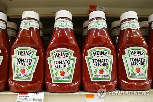 미국 마트에 전시된 토마토케첩[로이터 연합뉴스 자료사진. 재판매 및 DB 금지]