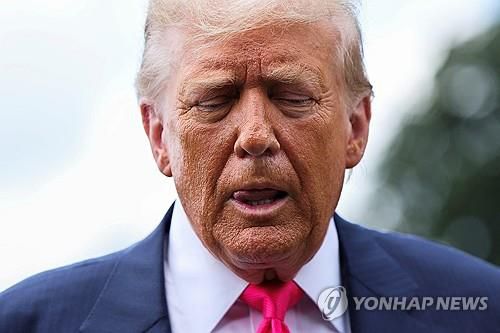 트럼프 미국 대통령[로이터 연합뉴스 자료사진 재판매 및 DB금지]