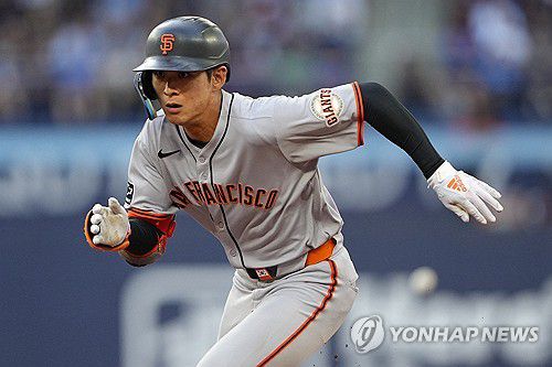 토론토전에 출전한 샌프란시스코 이정후[Imagn Images=연합뉴스]