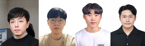 연구진 모습왼쪽부터 UNIST 정훈의 교수, 이희진 연구원(제1저자), 강동관 연구원(제1저자), 강정화 연구원. [울산과학기술원 제공. 재판매 및 DB 금지]