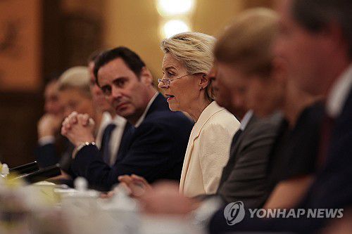 중국-EU 정상회담[AFP 연합뉴스 자료사진. 재판매 및 DB 금지]