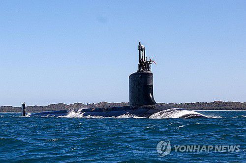 버지니아급 잠수함 USS 미네소타[로이터 연합뉴스 자료사진 재판매 및 DB 금지]