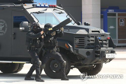 드론 무력화 장비[연합뉴스 자료사진]