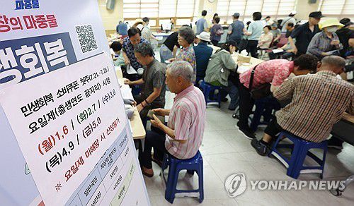 민생회복 소비쿠폰 1차 신청 시작[연합뉴스 자료사진. 재판매 및 DB 금지]