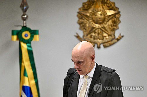 알레샨드리 지모라이스 브라질 연방대법관[AFP 연합뉴스 자료사진. 재판매 및 DB 금지]