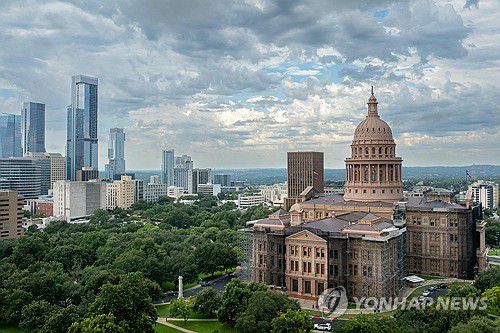 미국 텍사스 오스틴에 있는 텍사스 주의회 의사당[AFP=연합뉴스. 재판매 및 DB 금지]