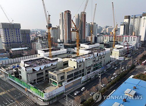 광주광역시 서구 화정아이파크 공사 현장[연합뉴스 자료사진]