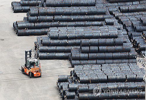 한미 관세협상 합의에서 제외된 철강[연합뉴스 자료사진]