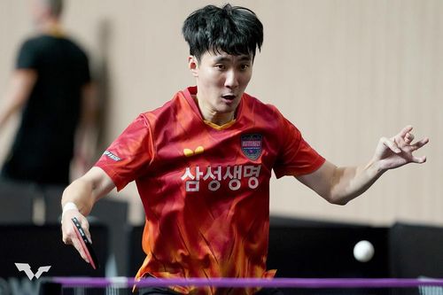 WTT 챔피언스 요코하마에 출전한 삼성생명의 이상수[WTT 인스타그램 캡처. 재판매 및 DB 금지]