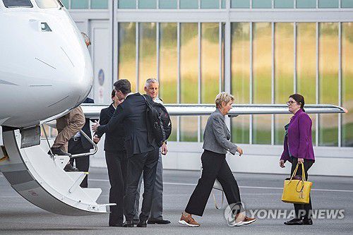 스위스 대통령, 미국 찾아갔다가 '빈손 귀국'[AFP 연합뉴스 자료사진. 재판매 및 DB 금지]