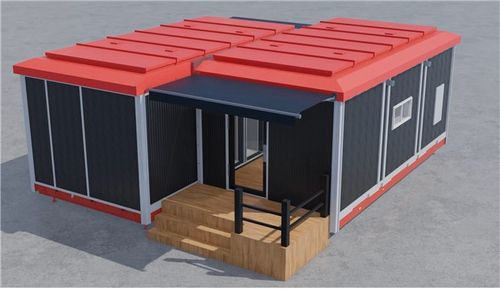 2개 모듈을 결합한 폴더블 모듈러[한국건설기술연구원 제공. 재판매 및 DB 금지]