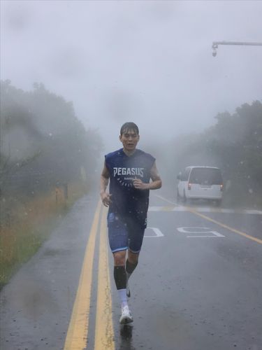 8월 초 제주도 전지훈련 때 전현우의 모습[대구 한국가스공사 제공. 재판매 및 DB 금지]