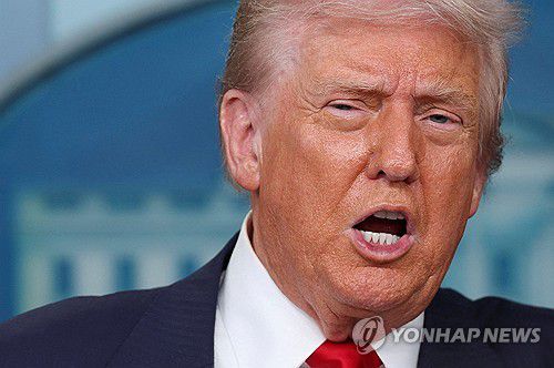 트럼프 대통령[로이터 연합뉴스. 재판매 및 DB 금지]