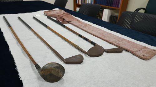 연덕춘 전 고문이 우승 당시 사용했던 골프채[촬영 강수환]