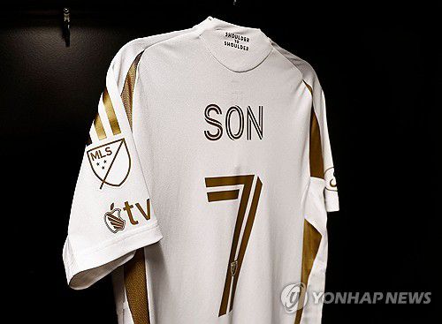 손흥민의 LAFC 유니폼[AFP=연합뉴스]