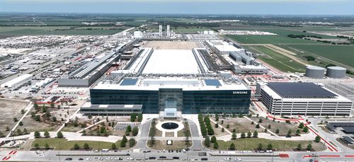미 텍사스주 테일러에 건설 중인 삼성전자 파운드리 공장[조상연 삼성전자 DS부문 미국총괄(DSA) 부사장 SNS 캡처. 재판매 및 DB 금지]
