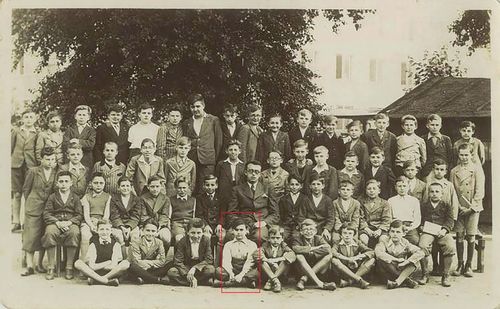 학창시절의 브르바(발터·붉은 사각형)[아카넷 제공. 재판매 및 DB 금지]