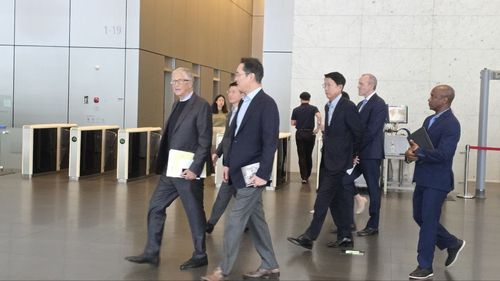 서울 삼성전자 서초사옥에서 만난 이재용 회장과 게이츠 이사장[삼성전자 제공. 재판매 및 DB 금지]