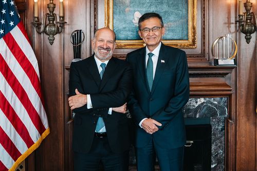 러트닉 상무장관과 탄 인텔 CEO러트닉 장관 X 캡처. 재판매 및 DB 금지