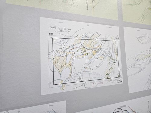 '에반게리온' 원화전(서울=연합뉴스) 김경윤 기자 = 서울 마포구 AK 플라자 홍대에서 28일부터 열린 '라인즈 오브 에반게리온 - 에반게리온전: 선-' 전시. heeva@yna.co.kr 2025.8.29