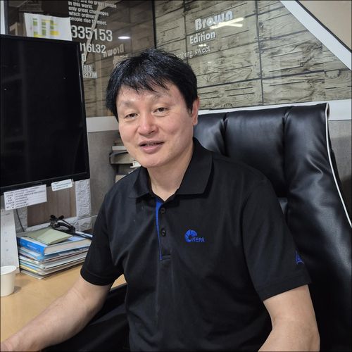 연합뉴스와 인터뷰 중인 유진수 대표[윤근영 기자 촬영]