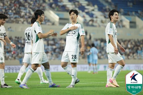 울산을 상대로 선제 결승 골을 터트린 전북 이영재(28번)[한국프로축구연맹 제공. 재판매 및 DB 금지]