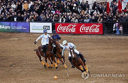 아르헨티나에서 진행되는 폴로 경기로이터=연합뉴스. 재판매 및 DB 금지