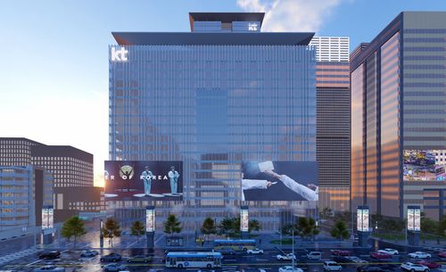 KT WEST 빌딩 전광판 예상도[종로구 제공. 재판매 및 DB 금지]