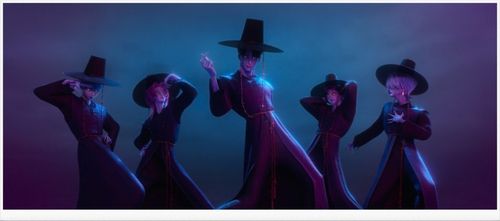 넷플릭스 '케이팝 데몬 헌터스'의 '사자 보이즈'[넷플릭스 제공. 재판매 및 DB 금지]