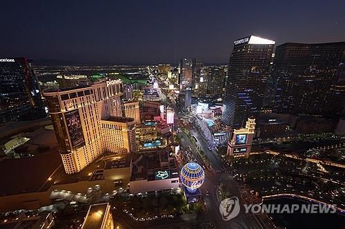 라스베이거스 스트립 야경[AP 연합뉴스 자료사진. 재판매 및 DB 금지]