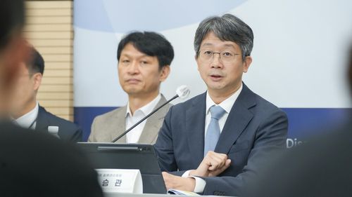 기자간담회 하는 임승관 질병청장(청주=연합뉴스) 임승관 질병관리청장이 9일 충북 청주 오송의 질병청에서 기자간담회를 하고 있다. 2025.9.9. [질병청 제공]