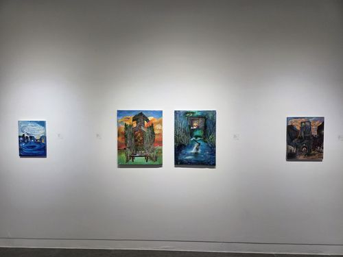 우리가 살아가는 방식 전시 전경(서울=연합뉴스) 박의래 기자 = 10일 서울 인사동 선화랑에서 열리고 있는 '우리가 살아가는 방식' 전시 전경. 2025.9.10. laecorp@yna.co.kr