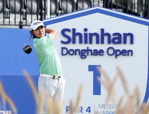 김성현의 티샷.[KPGA 제공. 재판매 및 DB 금지]