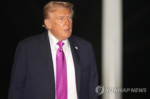 트럼프 대통령[AP=연합뉴스. 재판매 및 DB 금지]