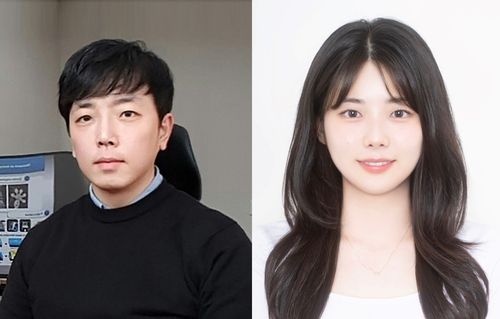 UNIST 정훈의(왼쪽) 교수와 김소미 연구원[UNIST 제공. 재판매 및 DB 금지]