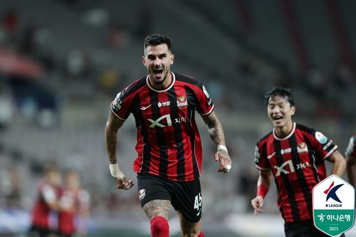 득점하고 세리머니 하는 둑스[한국프로축구연맹 제공. 재판매 및 DB 금지]