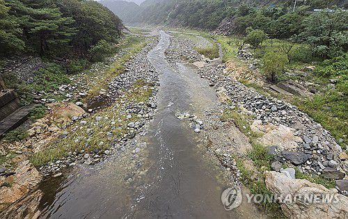 오봉저수지 저수율 올라[연합뉴스 자료사진]