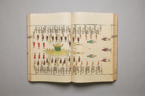 '추존시의궤'[한국학중앙연구원 장서각 제공. 재판매 및 DB 금지]