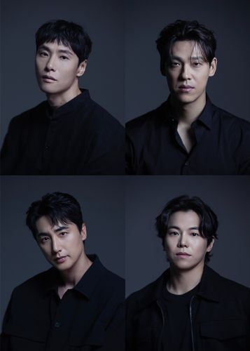 연극 '타지마할의 근위병' 출연진왼쪽 위부터 시계방향으로 김동원, 최재림, 박은석, 이승주 [해븐프로덕션 제공. 재판매 및 DB 금지]