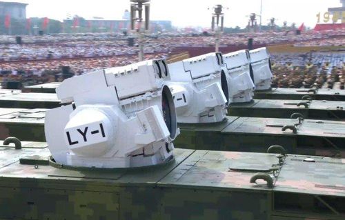 중국 전승절 80주년 열병식 참여한 첨단 레이저무기 LY-1, [중국 CCTV 영상 캡처. 재판매 및 DB 금지]