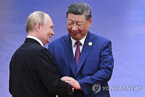 푸틴 러시아 대통령과 시진핑 중국 국가주석[AP 연합뉴스 자료사진. 재판매 및 DB 금지]