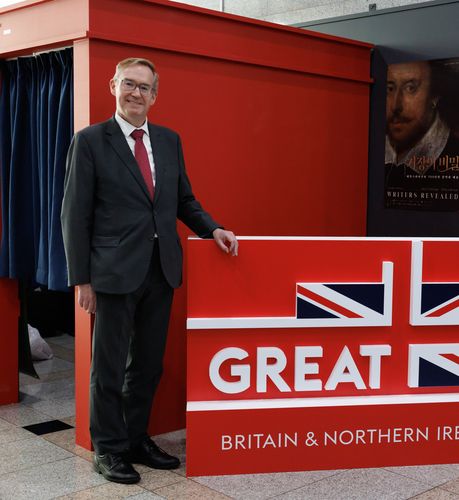 크룩스 대사 모습[영국 대사관 제공. 재판매 및 DB금지]